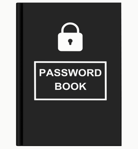 Vision-Friendly Password Logbook: Oversized